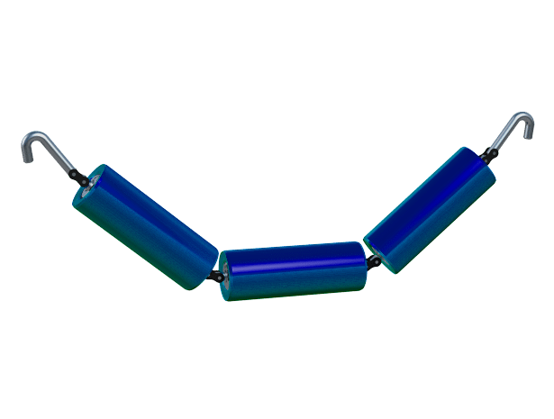 garland for conveyor belt rollers