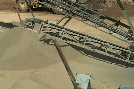 handling roller for bulk transport in mining and quarries