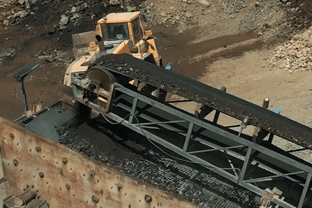 rouleaux lisse pour transport de vrac pour mines et carrières